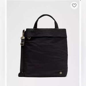Lululemon On My Level 20L Black Tote Bag